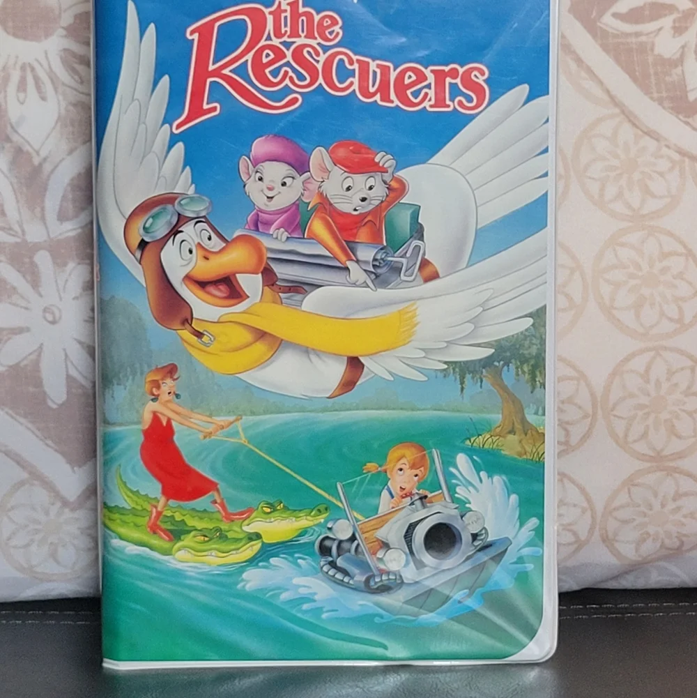 Rare Disney Black Diamond VHS – The Rescuers + Proof of Purchase